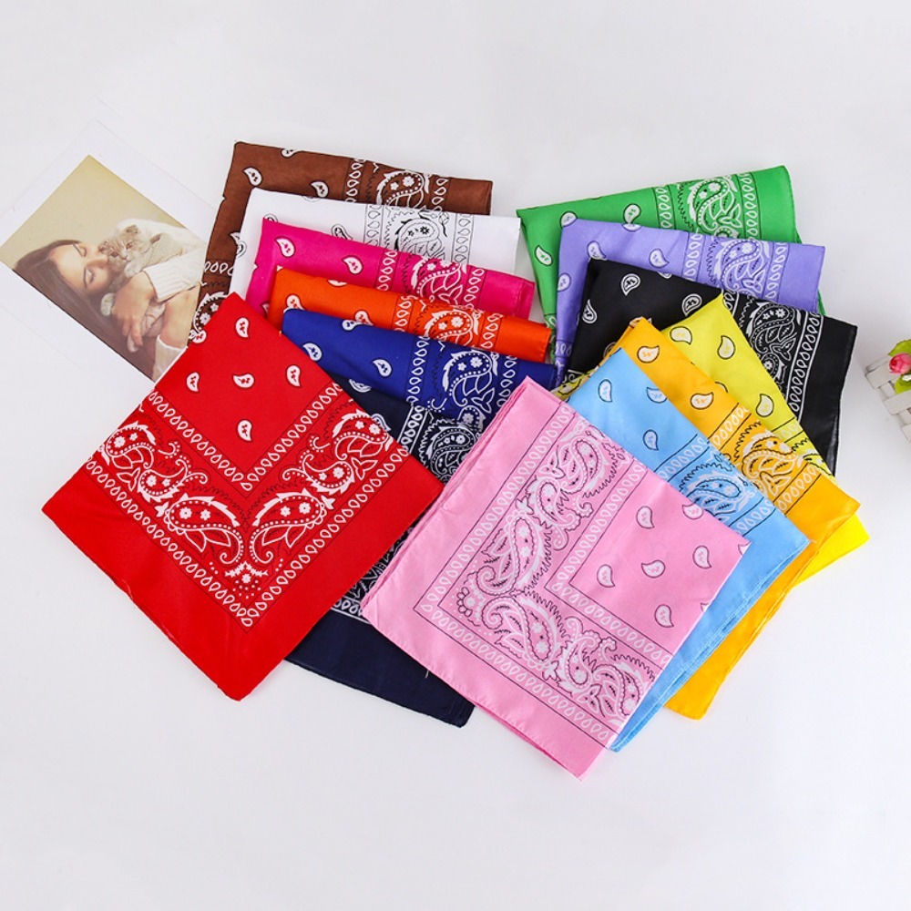 ユニセックス レトロ ヒップホップ ワインレッド スクエア  - Wrist Wraps のレビューと価格