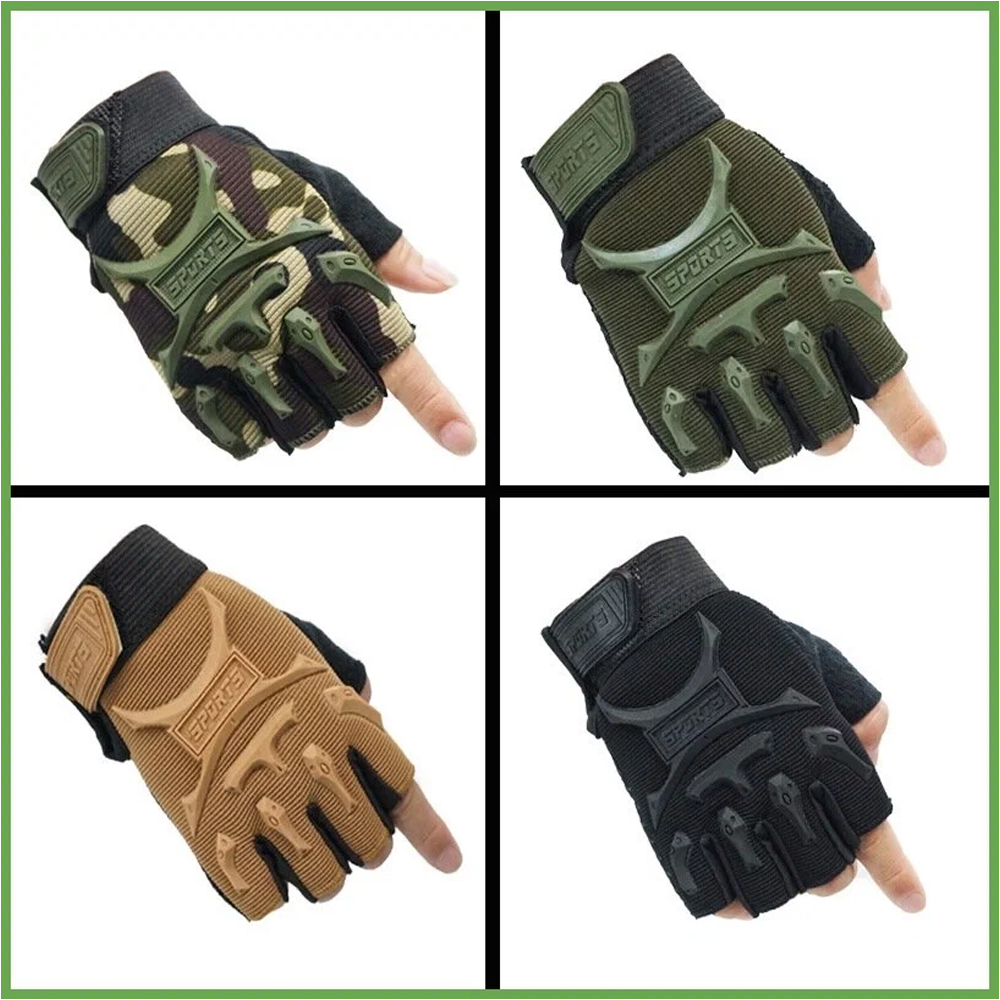 1 ペア子供用スポーツグローブ、ハーフフィンガーグローブ子供 - Weightlifting Gloves のレビューと価格