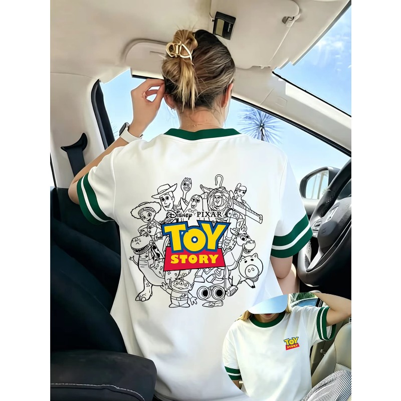 レディース トイ・ストーリー Tシャツ クルーネック 半袖ト - Chalk Bag のレビューと価格