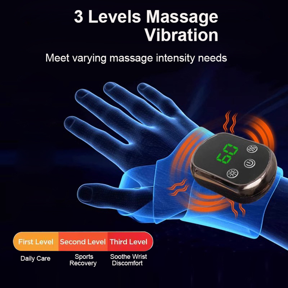 電気加熱リストガード 振動マッサージ 温熱圧縮リストラップ  - Wrist Wraps のレビューと価格