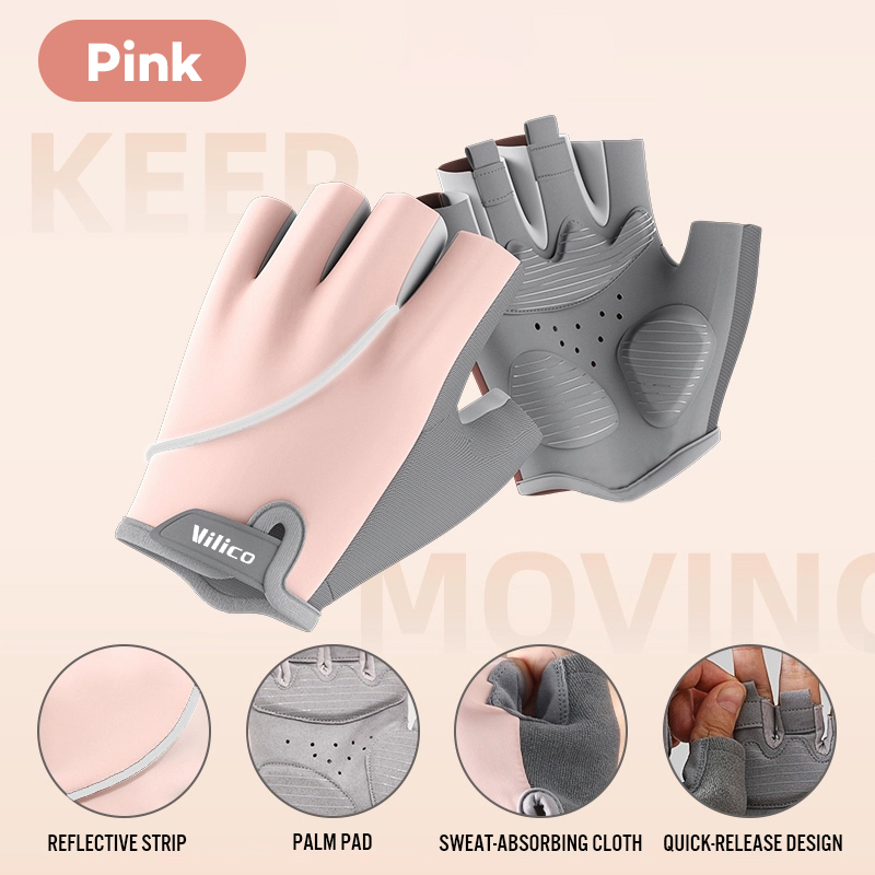 夏通気性サイクリング手袋ワークアウトジム手袋男性女性重量挙げ - Weightlifting Gloves のレビューと価格